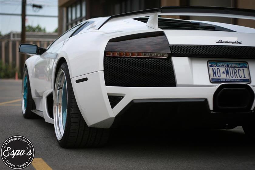 White Lamborghini Murcielago