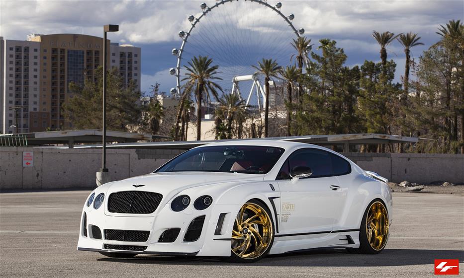 Satin White Bentley GT
