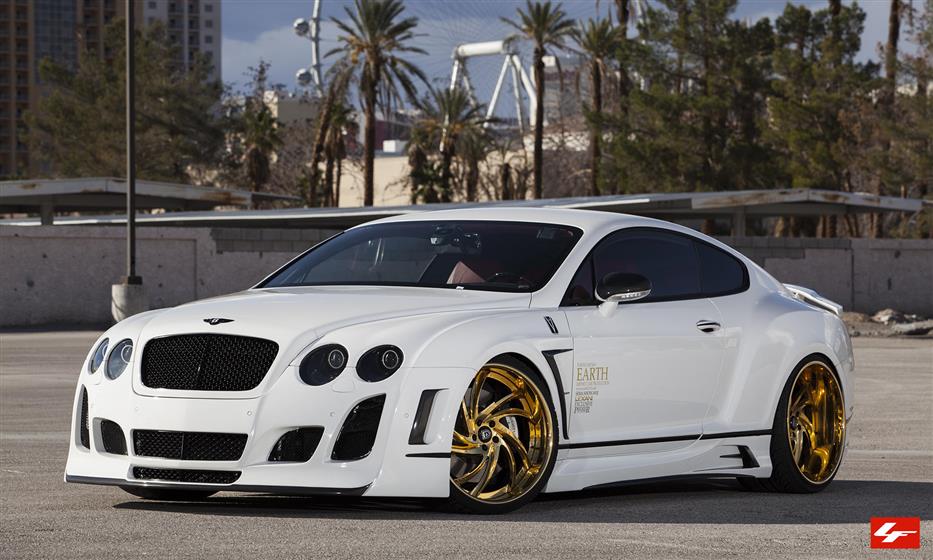 Satin White Bentley GT