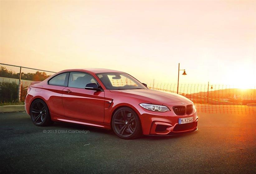 BMW M2 in Red,BMW