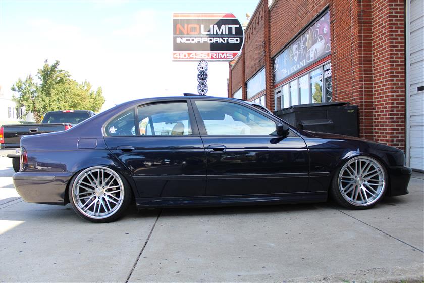 BMW 5 Series with Stance Wheels