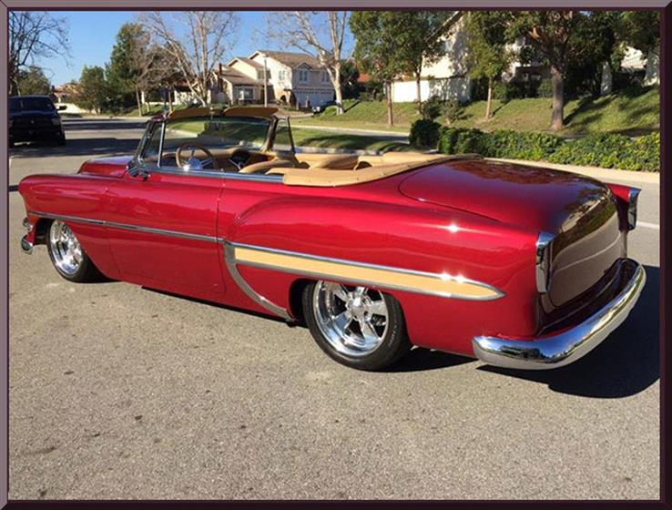 1954 Chevy Convertible Custom Creation | Classic Car Marketing in ...