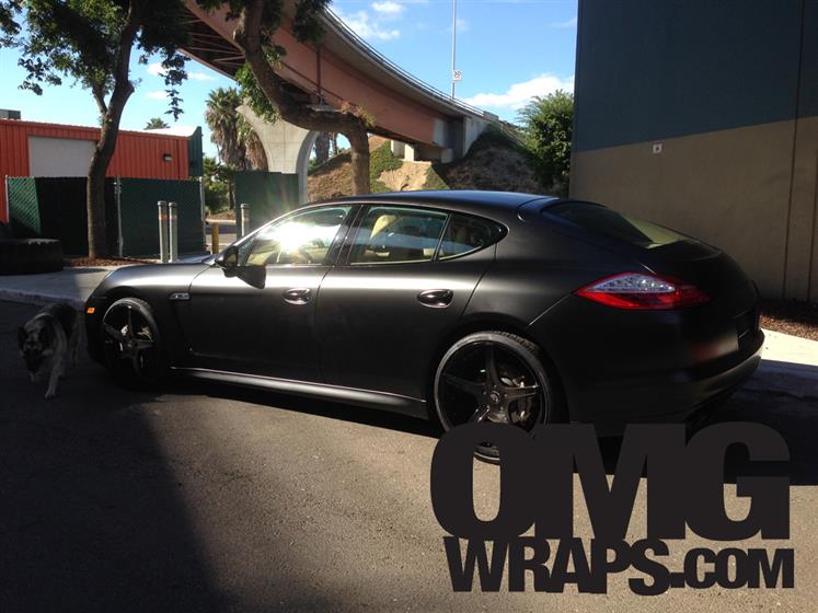 Porsche Panamera Satin Matte Wrap | OMGWraps.com in stockton , CA , US