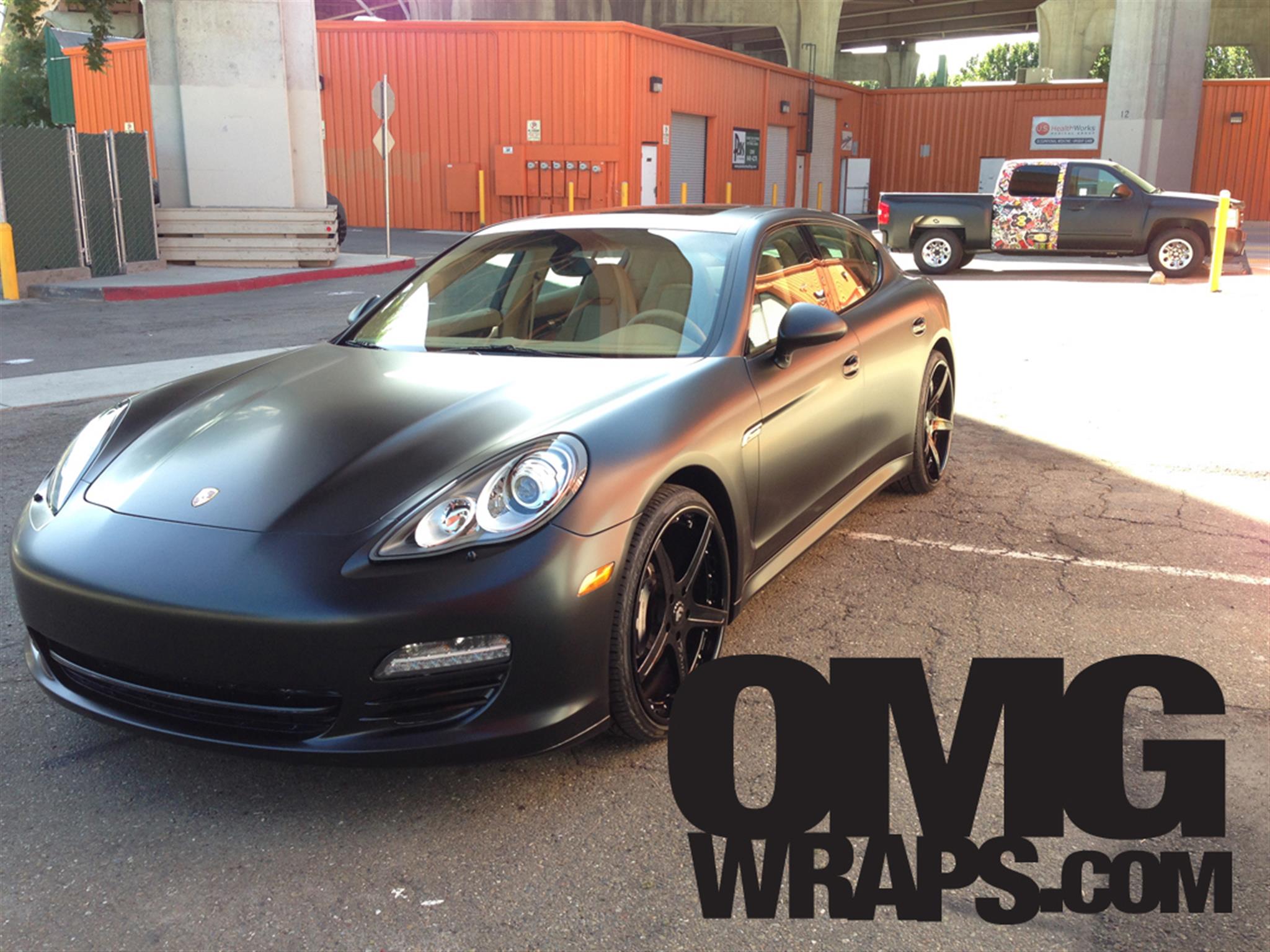 Porsche Panamera Satin Matte Wrap - OMGWraps.com - stockton,CA ,US - #75111