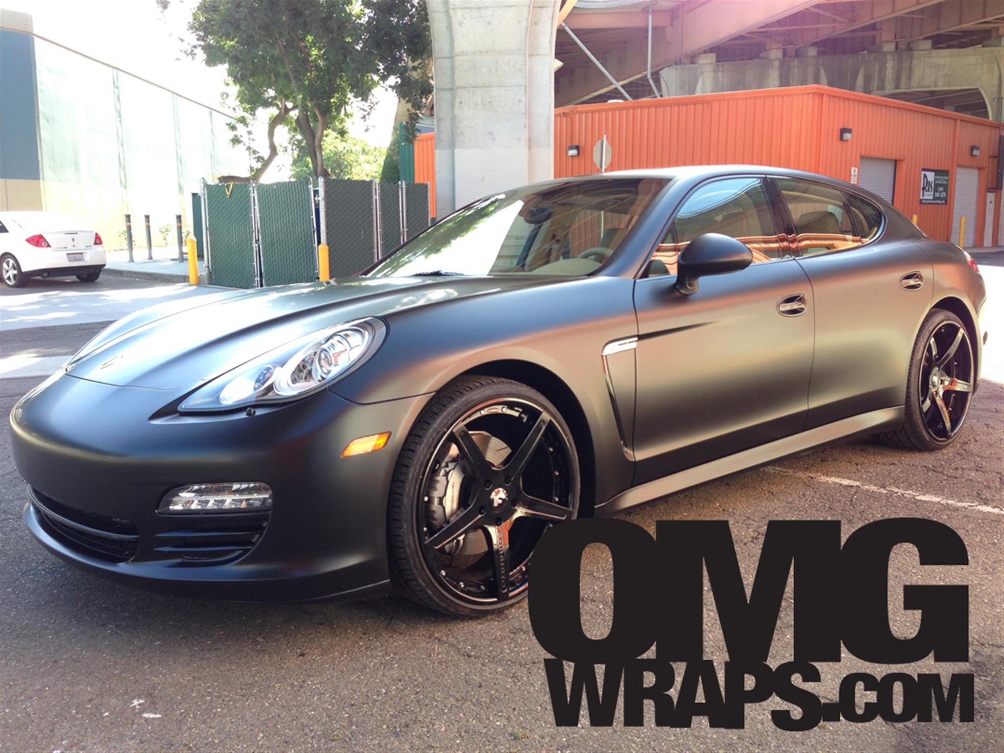 Porsche Panamera Satin Matte Wrap - OMGWraps.com - stockton,CA ,US - #75109