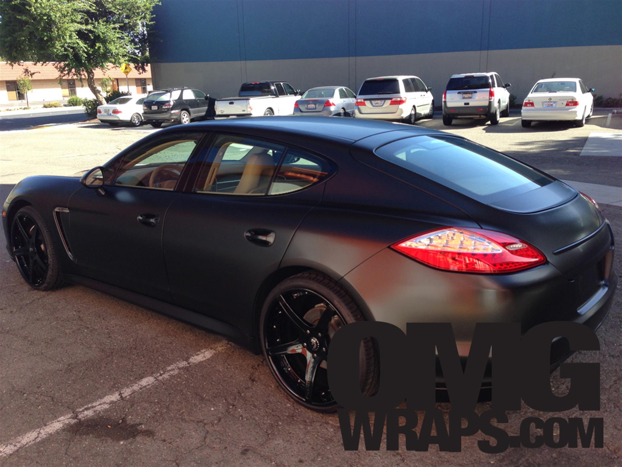 Porsche Panamera Satin Matte Wrap - OMGWraps.com - stockton,CA ,US - #75107