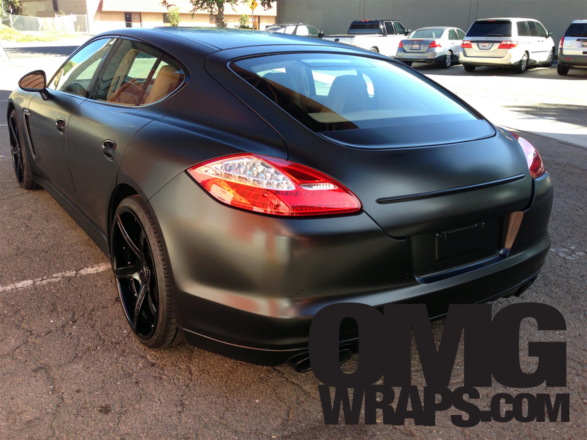 Porsche Panamera Satin Matte Wrap - Omgwraps.com - Stockton,ca ,us - #75106