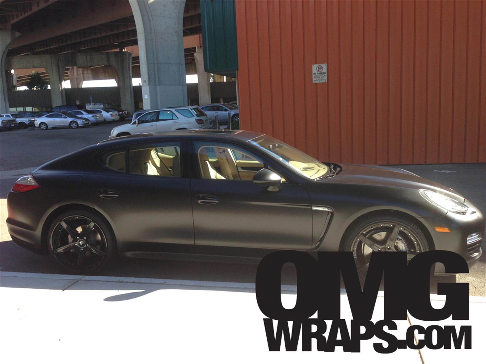 Porsche Panamera Satin Matte Wrap - OMGWraps.com - stockton,CA ,US - #75121