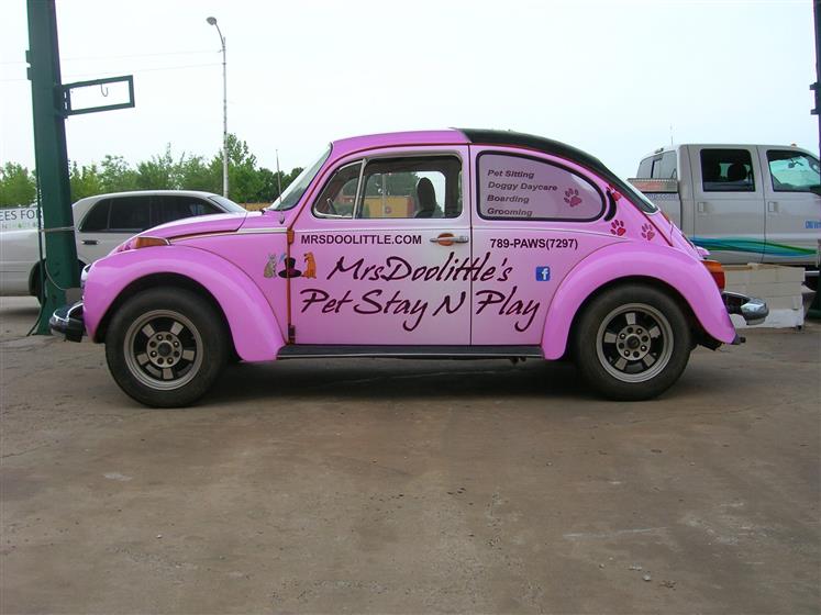 Pink Volkswagen 