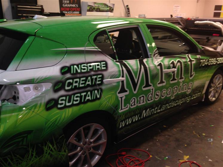Lexus 'MINT Landscaping' Wrap