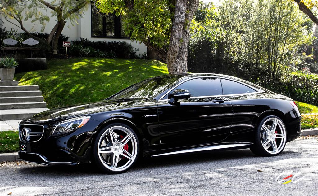 Mercedes-Benz S63 AMG Coupe with Custom Wheels - CEC - Los Angeles,CA ...