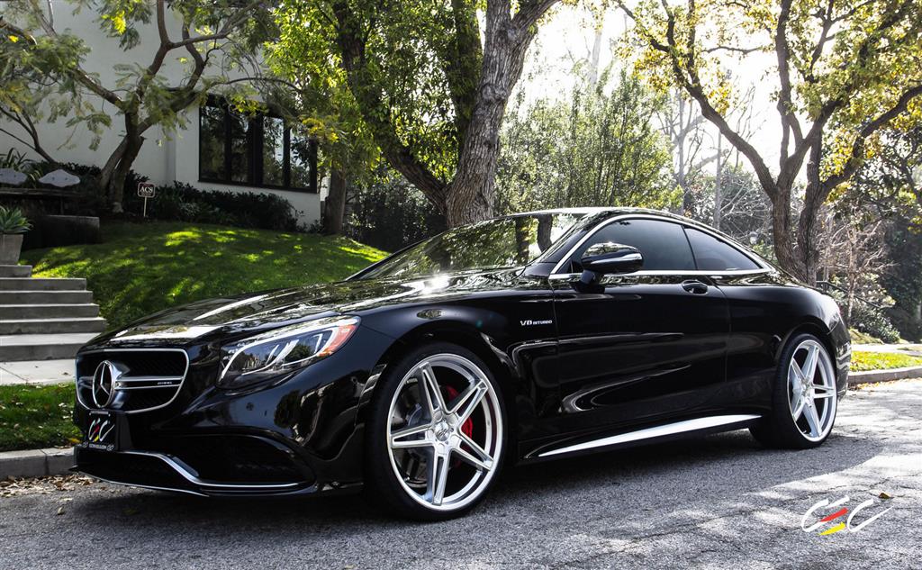 Mercedes-Benz S63 AMG Coupe with Custom Wheels - CEC - Los Angeles,CA ...