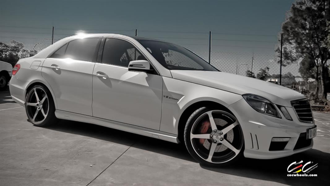 Mercedes-Benz E63 AMG with Custom Wheels - CEC - Los Angeles,CA ,US ...