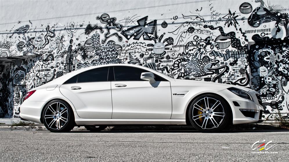 Mercedes-Benz CLS63 AMG S with Custom Wheels