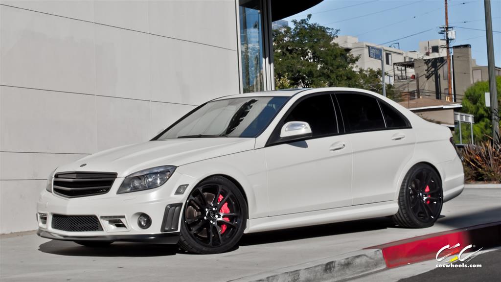 Mercedes Benz C63 AMG with Custom Wheels - CEC - Los Angeles,CA ,US ...