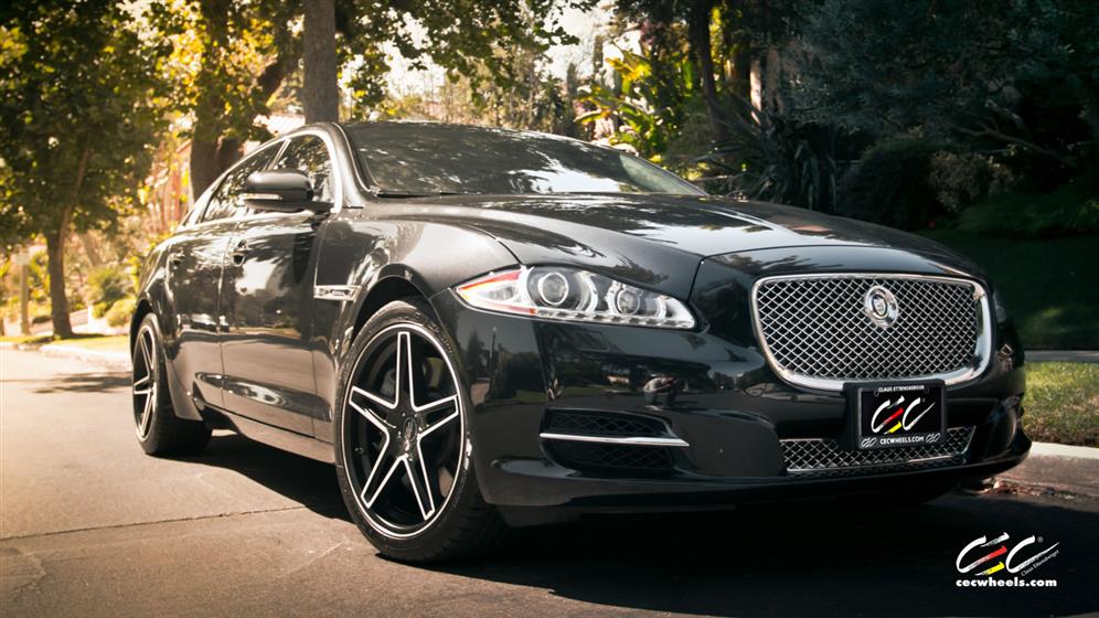 Jaguar XJL with Custom Wheels