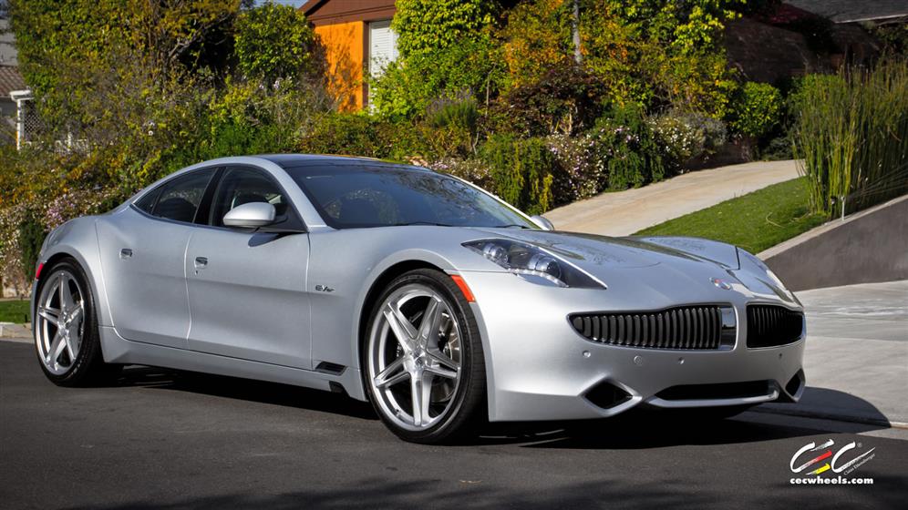 Fisker Karma with Custom Wheels | CEC in Los Angeles , CA , US