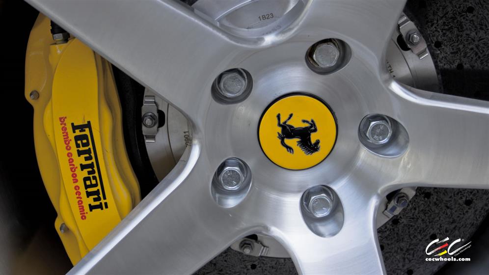  Ferrari 458 Italia with Custom Wheels