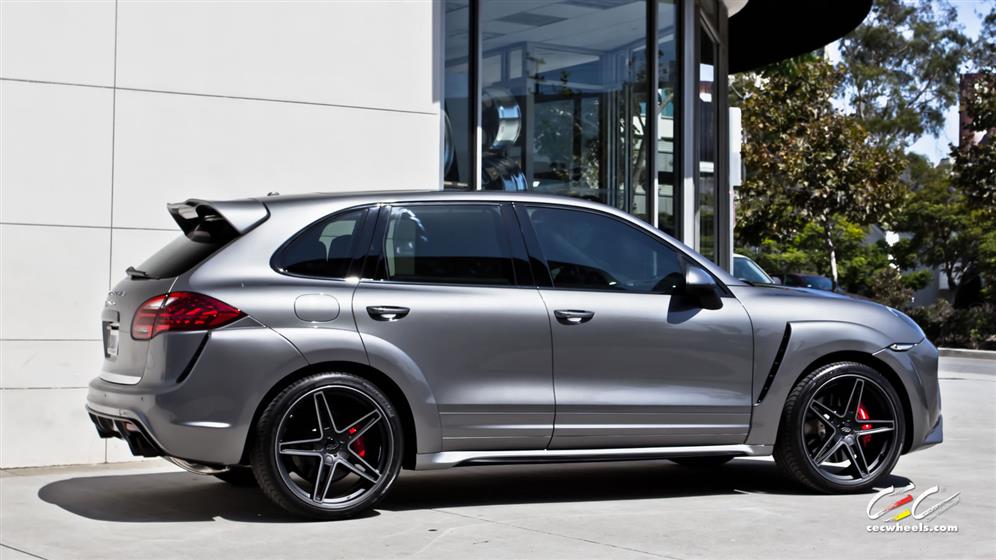 Caractere Exclusive Porsche Cayenne Turbo with Custom Wheels