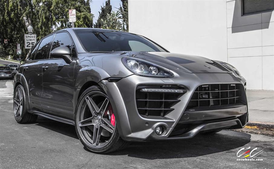 Caractere Exclusive Porsche Cayenne Turbo with Custom Whee