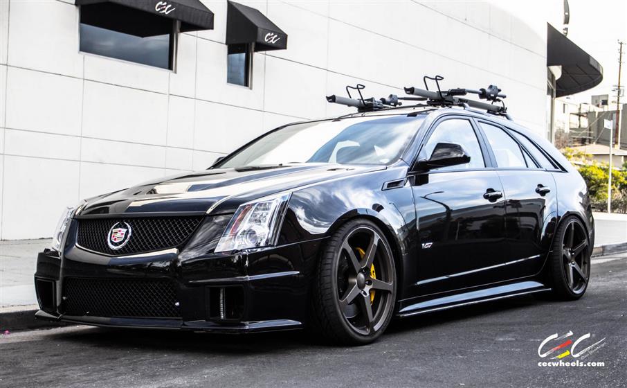 Cadillac CTS-V Wagon With Custom Wheels | CEC In Los Angeles , CA , US