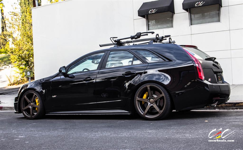 Cadillac CTSV Wagon with Custom Wheels CEC Los Angeles,CA ,US