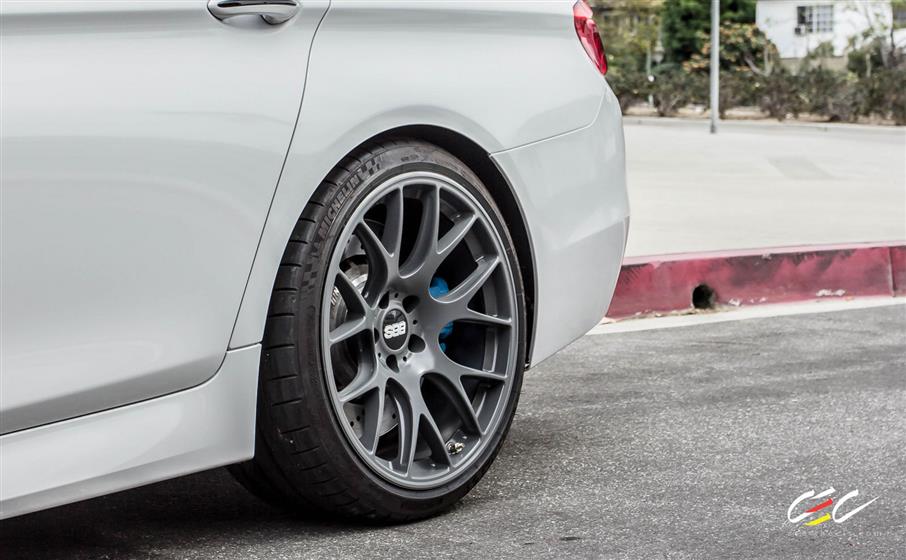 BMW M5 with Custom Wheels