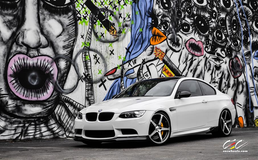 BMW M3 with Custom Wheels
