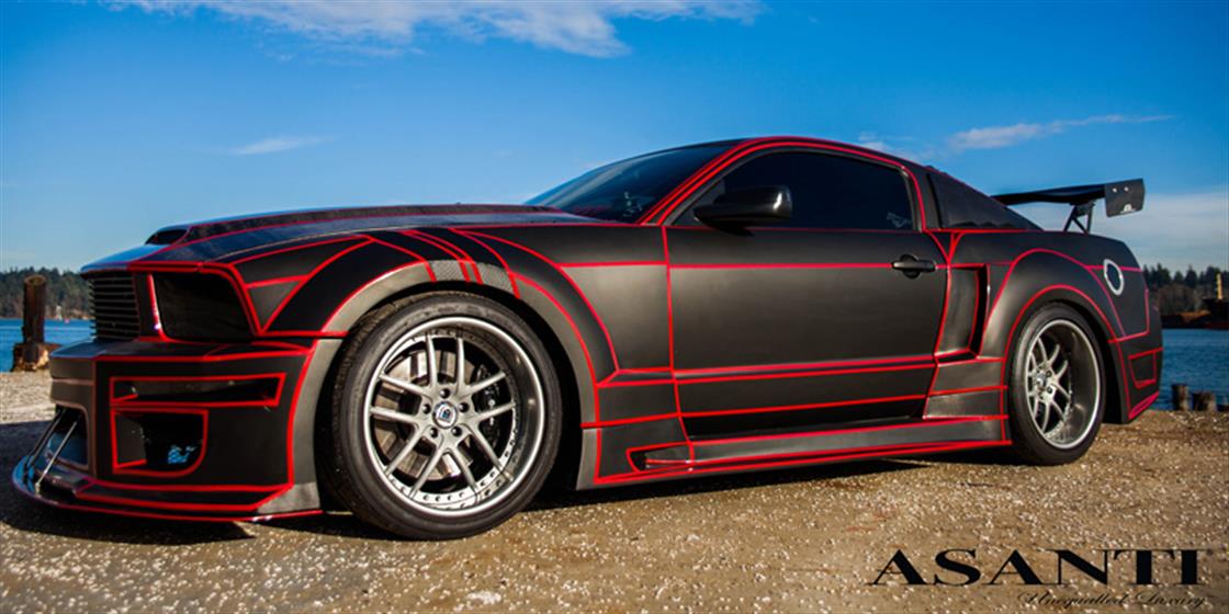 Ford Mustang GT with Asanti SSC005 Wheels