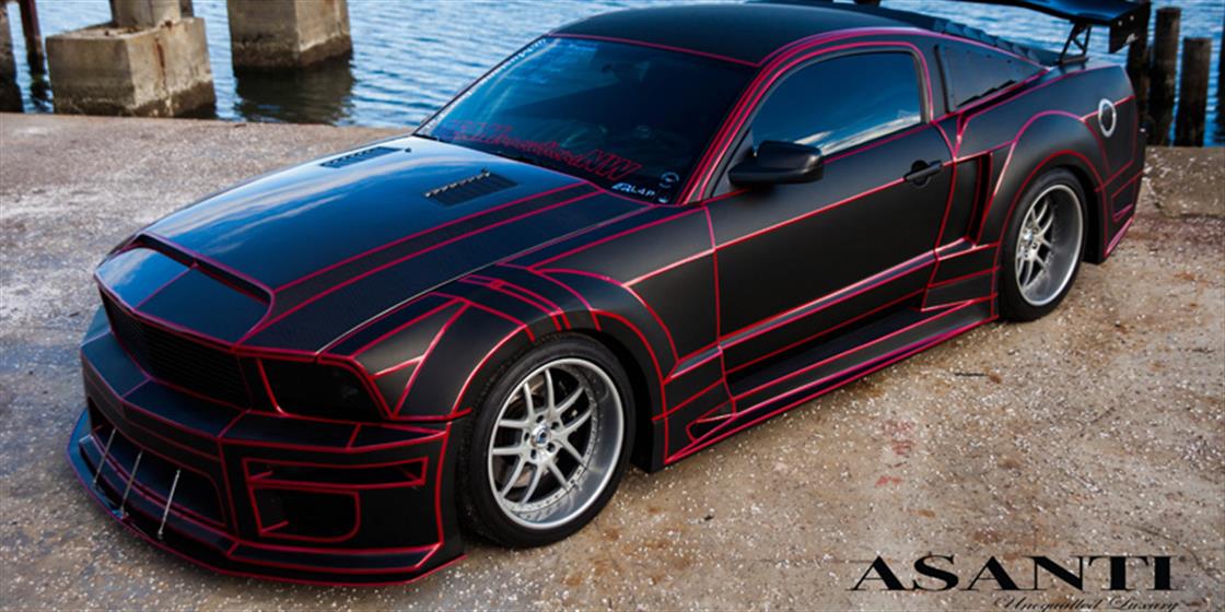 Ford Mustang GT with Asanti SSC005 Wheels