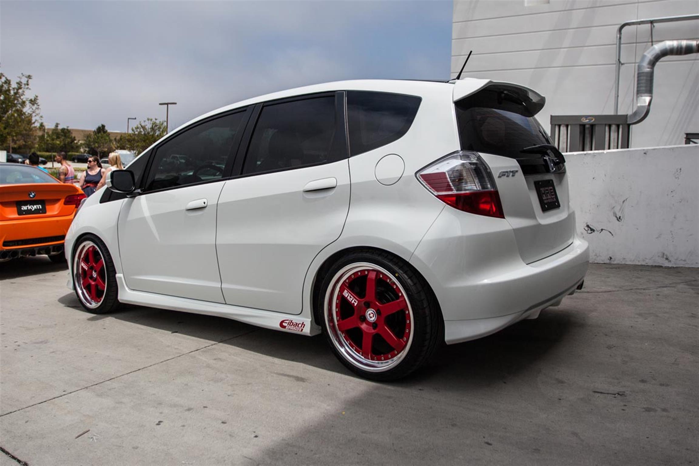 Honda Fit With Hre C In Gloss Red Hre Wheels Vista Ca Us