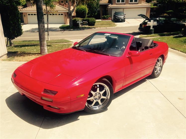 Detailed And Polished Red Mazda RX-7