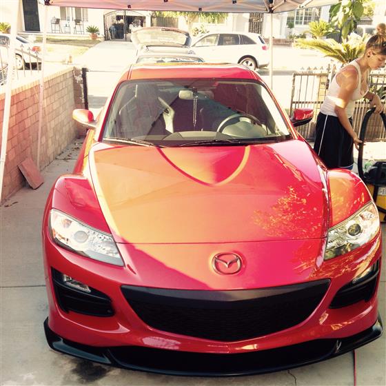 Paint-Corrected Red Mazda RX-8