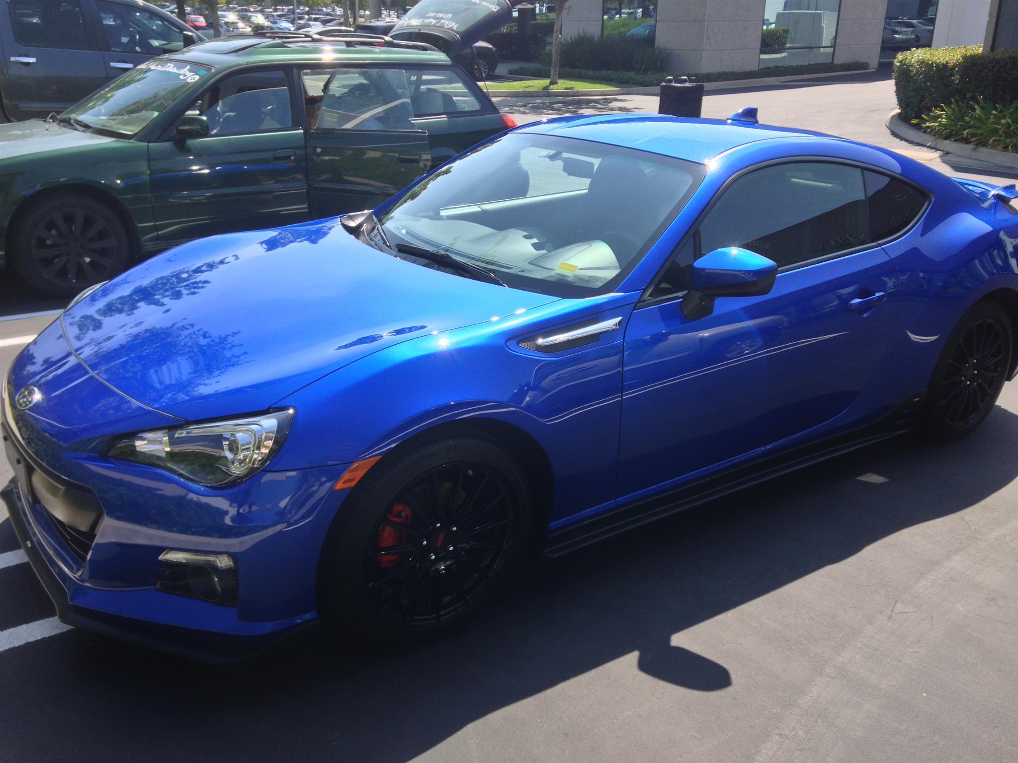 Paint-corrected Blue Subaru Brz - Wicked Auto Detailing - Huntington 