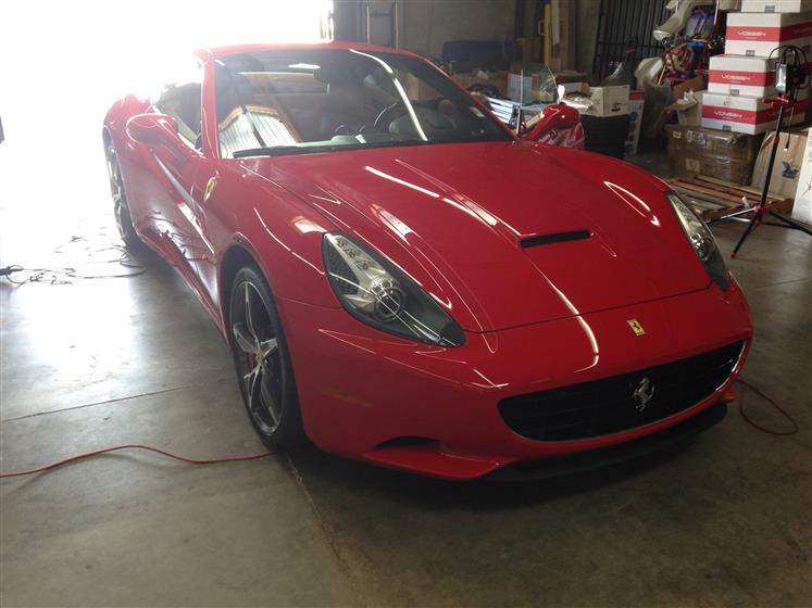 Paint Corrected And Polished Ferrari California