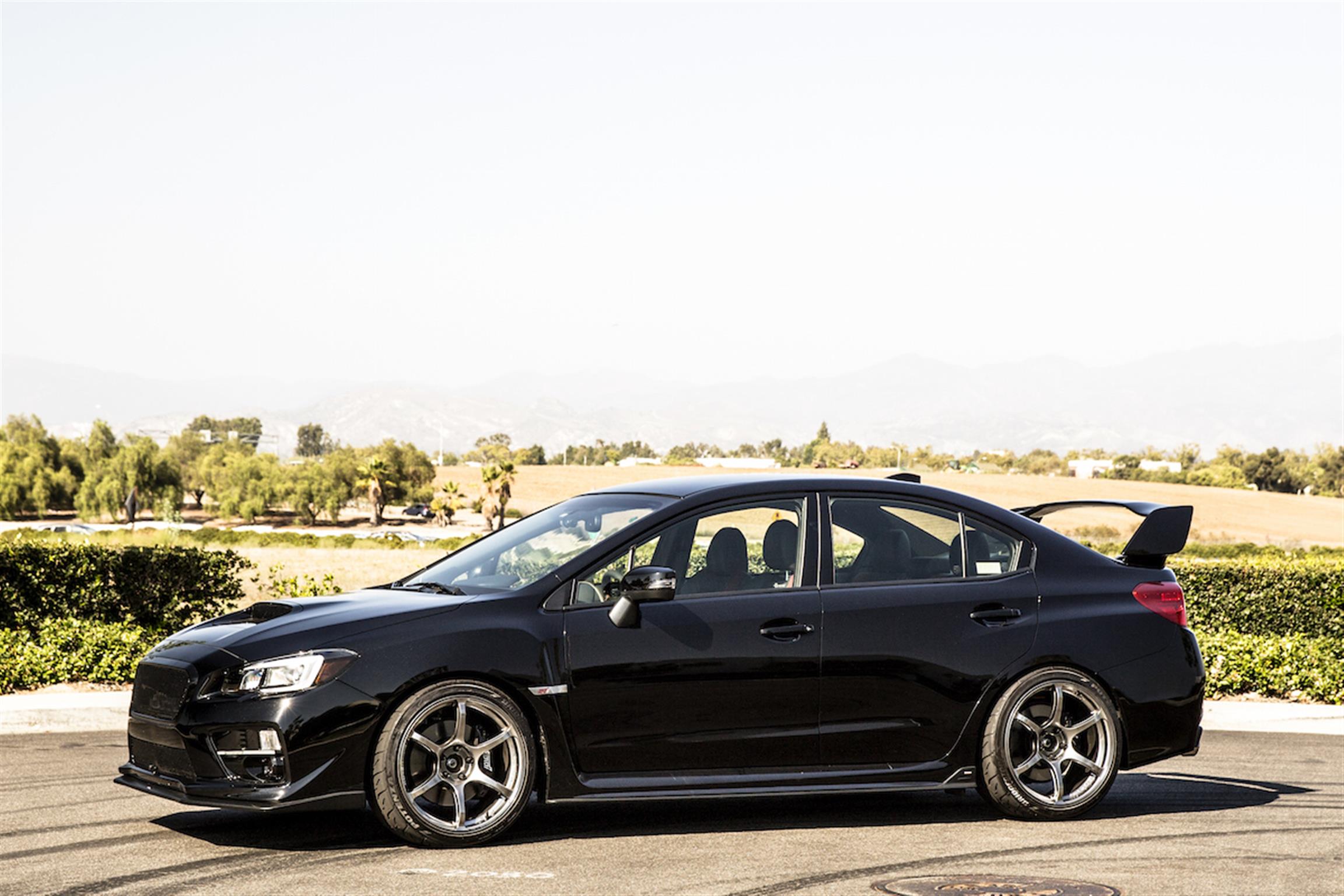 Black 2015 Subaru STi For Sale -  Custom Suspension, ADVAN Racing Wheels: