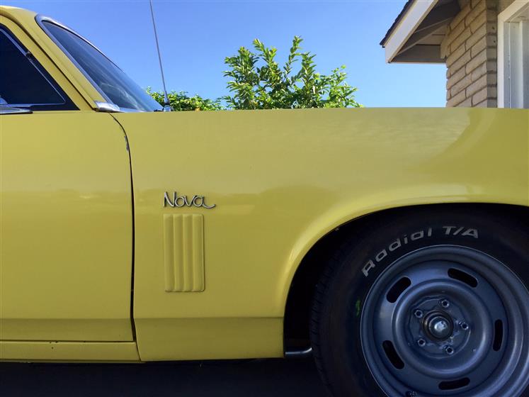 Yellow Chevrolet Nova For Sale