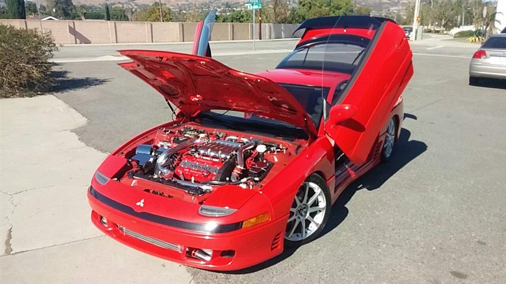 red/black 3000gt twin turbo air ride