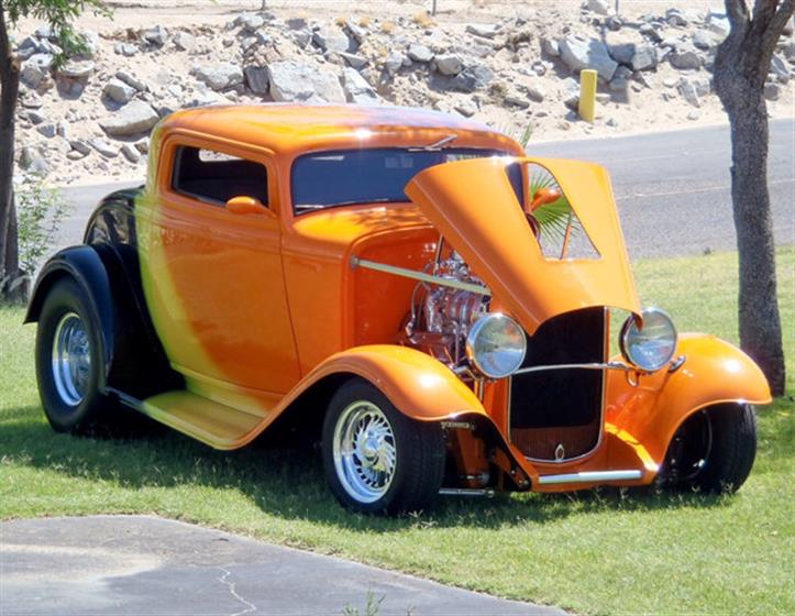 1932 Ford Three Window Coupe Pro Street  $71,500  