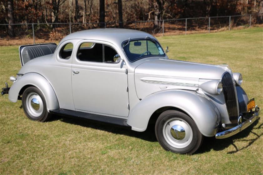 1937 Plymouth 5 Window P4 Deluxe Coupe $31,500 