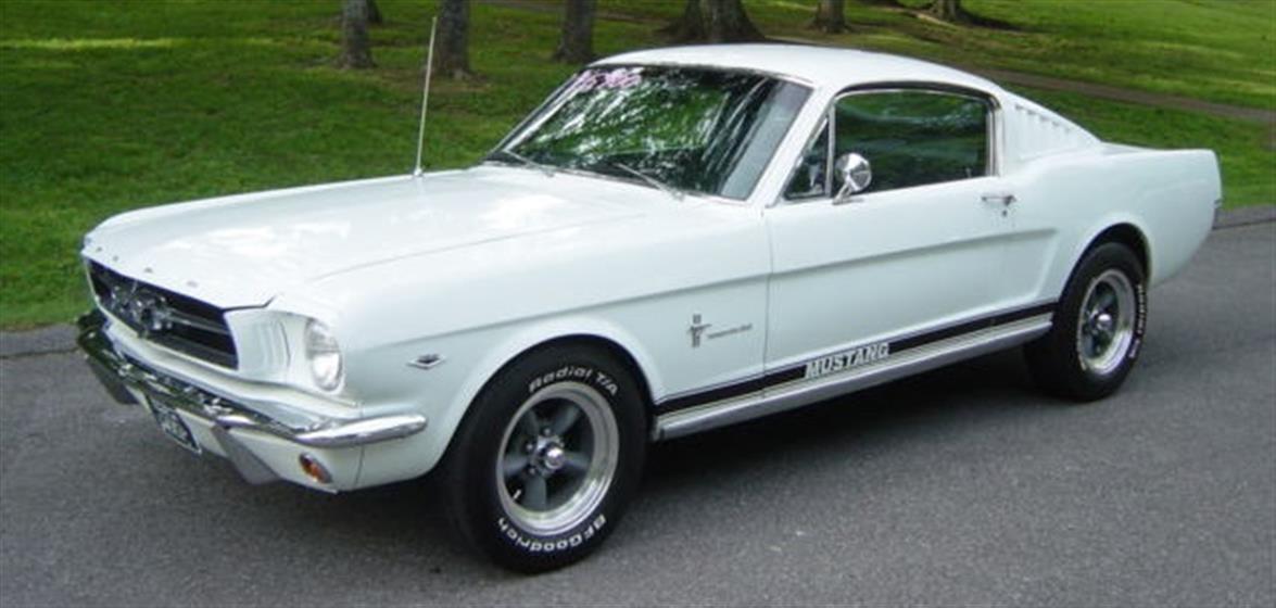 1965 Ford Mustang Fastback 2+2 $25,900 