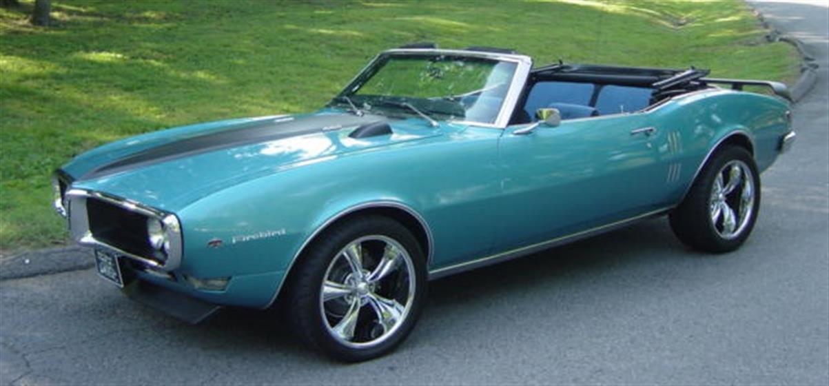 1968 Pontiac Firebird Convertible $23,900 