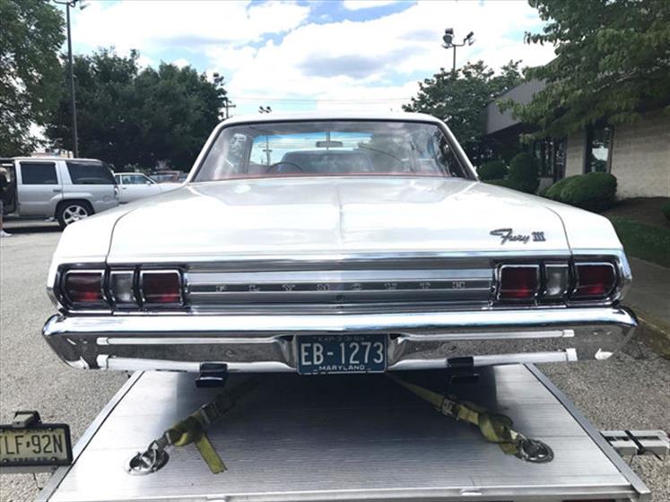 1965 Plymouth Fury Sports Coupe $19,500  