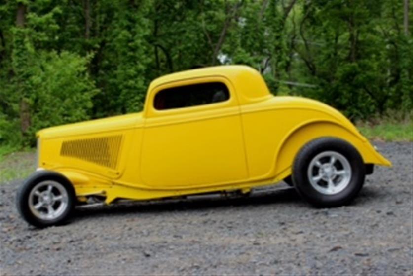 1934 Ford 3 Window Coupe HotRod