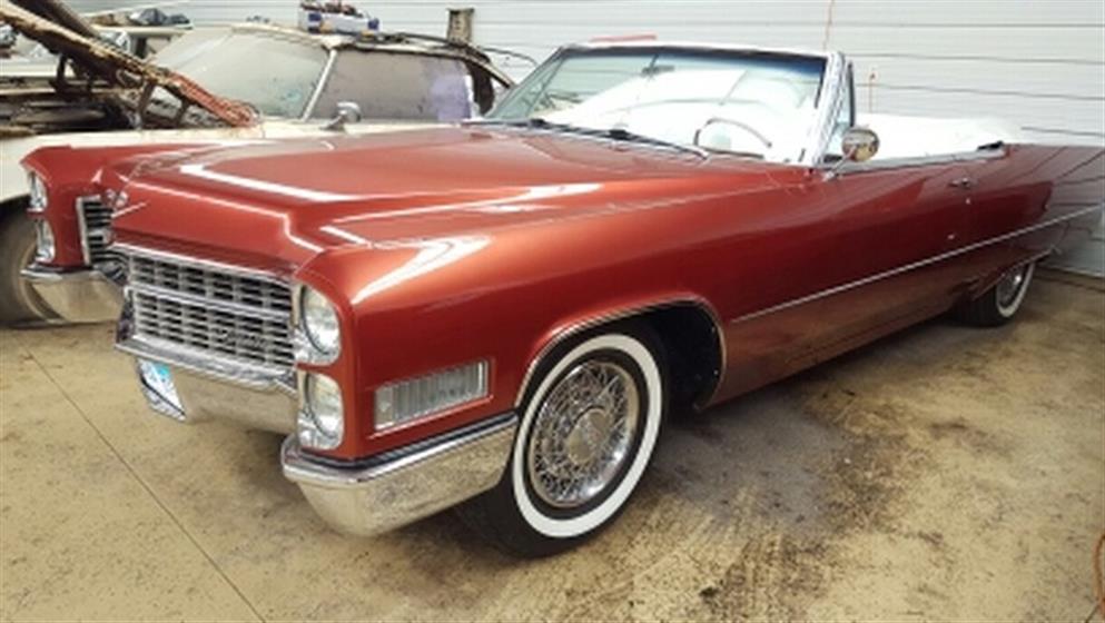 1966 Cadillac Deville Convertible $46,400 