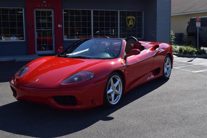 2004 Ferrari 360 Spider $103,900 