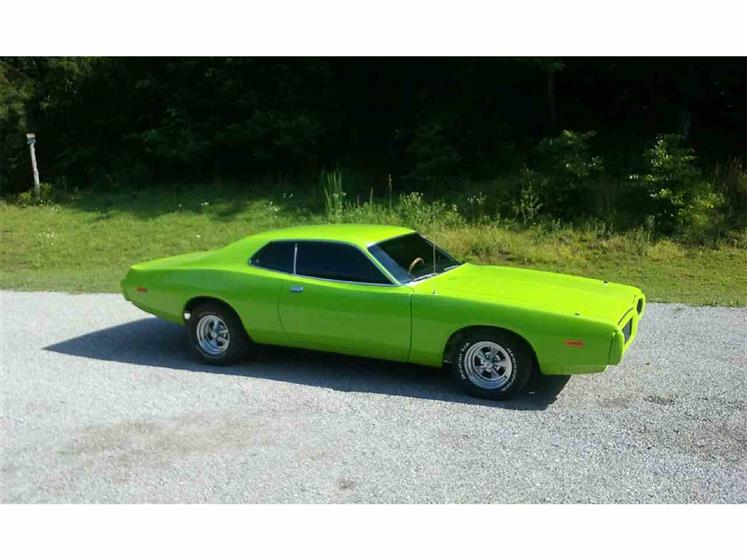 1973 Gecko Green Dodge Charger $28,500