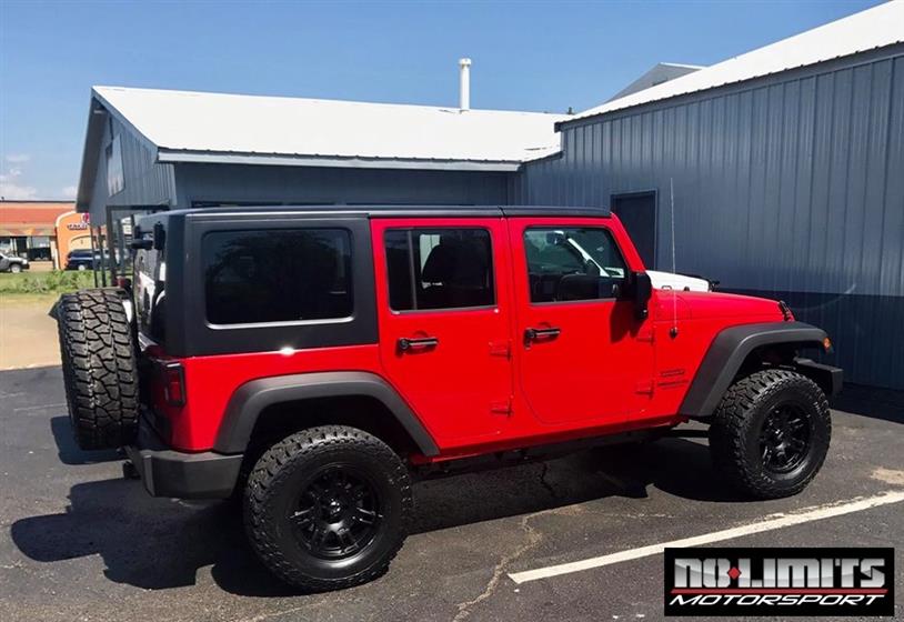 Jeep with Mickey Thompson wheels