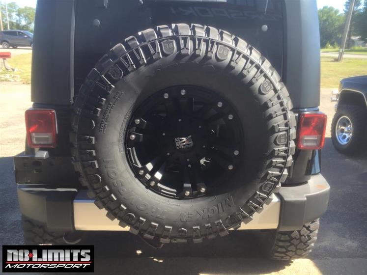 Jeep Wrangler with XD Monster 2 wheels