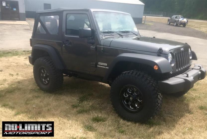 2016 Jeep Wrangler with Fuel Savage wheels